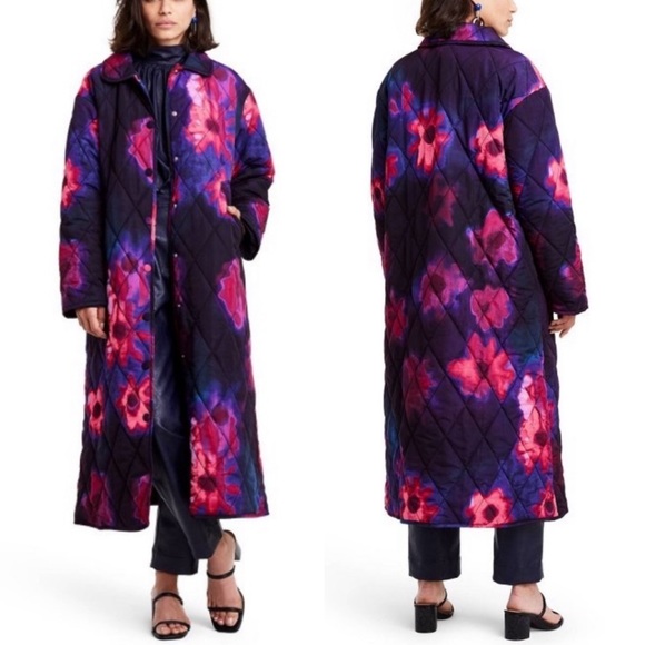 Rachel Comey x Target Jackets & Blazers - Rachel Comey x Target Floral Printed Quilted Coat
